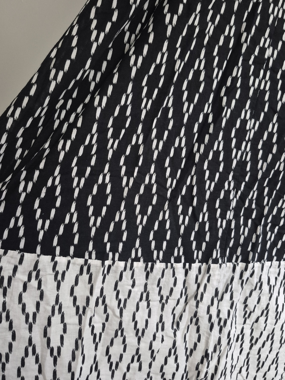 Banana Republic Petite 2P Black White Midi Dress Lined Strappy Back Flowy Summer - Picture 5 of 6